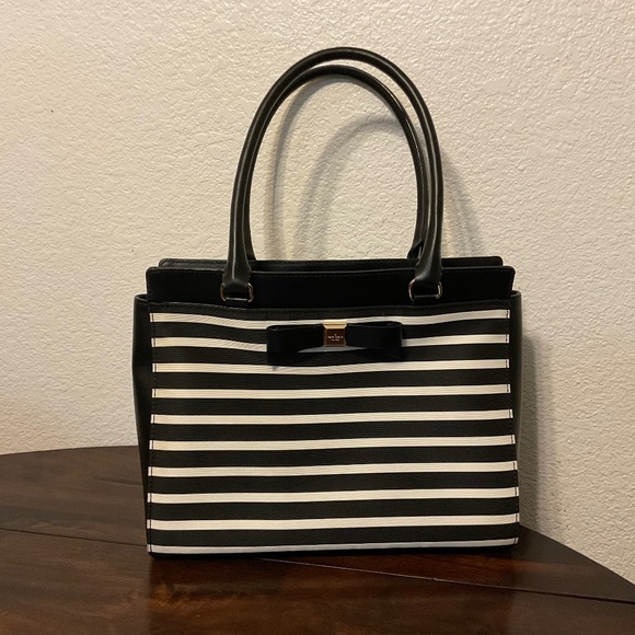 KATE SPADE MONTFORD PARK STRIPED SHOULDER BAG - Picture 1 of 7